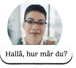 Tutor greeting in Swedish